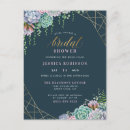 Recherche de gold frame bridal shower invitations Botanique
