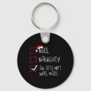 Search for christmas list keychains Santa