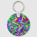 Search for psychedelic keychains Rainbow