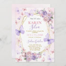 Search for purple quince invitations Butterfly