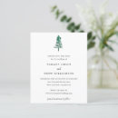 Search for pine tree save the dates Watercolor
