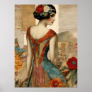 Search for vintage fashion posters Colorful