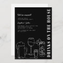 Search for black housewarming party invitations Elegant
