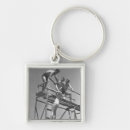 Search for carefree keychains Black and white