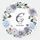 Search for floral monogrammed stickers Thank you