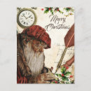 Search for 1950s santa postcards Merry christmas