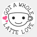 Search for kawaii coffee stickers Latte