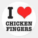 Search for heart chicken stickers Red