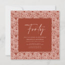 Search for terra cotta invitations Rustic