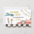 Search for race car thank you cards Red