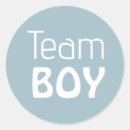 Recherche de team blue baby shower stickers Moderne