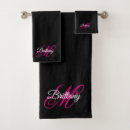 Search for hot pink bath towels Girly