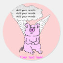 Search for flying pig stickers Piglet