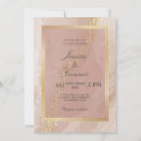 Search for pink marble wedding invitations Agate