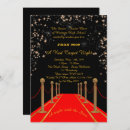 Search for red carpet invitations Editable