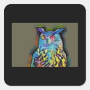 Search for whimsical owls stickers Nature