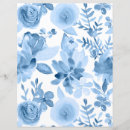Search for floral scrapbook paper Blue