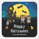 Search for cute werewolf stickers Trick or treat