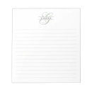 Recherche de lignes blocsnotes Monogrammé
