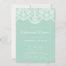 Search for mint rehearsal dinner invitations Elegant