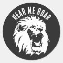Search for lion roar stickers Hear me roar