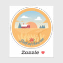 Recherche de champ de blé autocollants Vintage