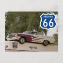 Search for classic usa car postcards Route 66