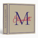 Search for tan avery binders Monogrammed