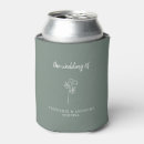 Search for boho wedding can coolers Sage green