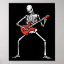 Search for skeleton guitar posters Halloween