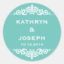 Search for scroll wedding stickers Elegant