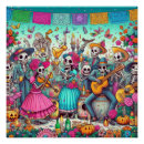 Search for mexican day of the dead posters Illustration