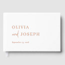 Search for rose gold wedding guest books Elegant