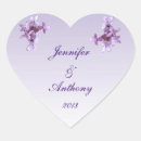 Recherche de coeur lilas autocollants Violet