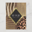 Search for jungle safari save the dates Leopard
