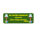 Search for christmas north pole return address labels Snow
