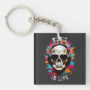 Search for skulls square keychains Funny