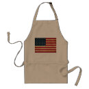 Search for vintage patriotic aprons Flag