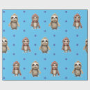 Search for sloth christmas wrapping paper Cute
