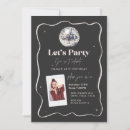Search for disco ball birthday invitations Modern birthday party