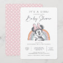 Search for minnie mouse baby shower invitations Rainbow