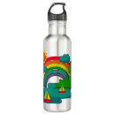 Search for floating water bottles Sea