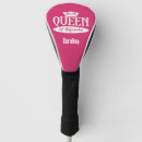 Search for queen golf equipment Typography