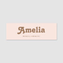 Search for orange name tags Minimalist