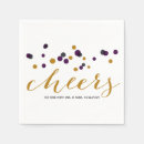 Search for purple and gold napkins Trendy