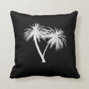 Search for black palm tree pillows Beach