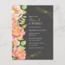Recherche de black bridal shower invitations Champagne