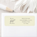 Search for forty return address labels Typography
