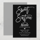 Search for black and silver foil invitations Script