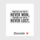 Recherche de pratique autocollants Motivation